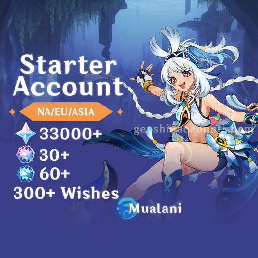 Mualani - AR45+ Genshin Impact Farmed Starter Account