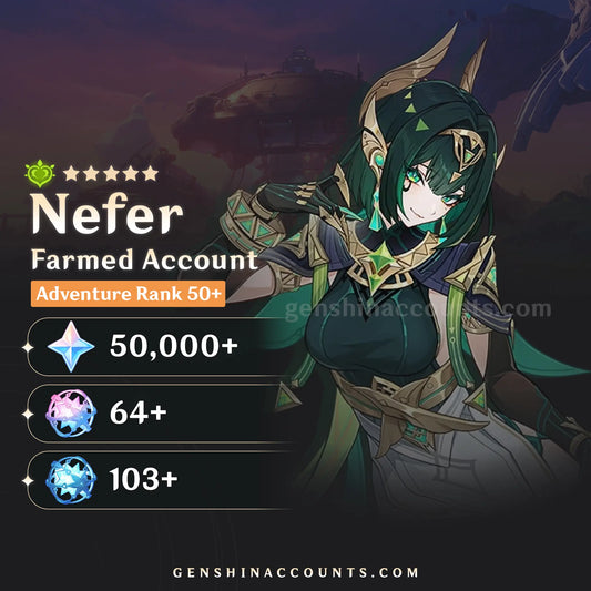 Nefer Genshin Impact Farmed Starter Account