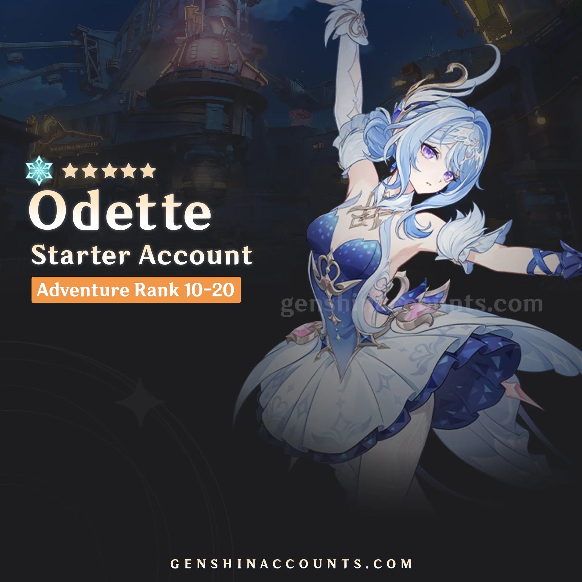 Odette Genshin Impact Starter Account