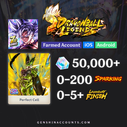 DRAGON BALL LEGENDS UL Perfect Cell Account [iOS/Android]