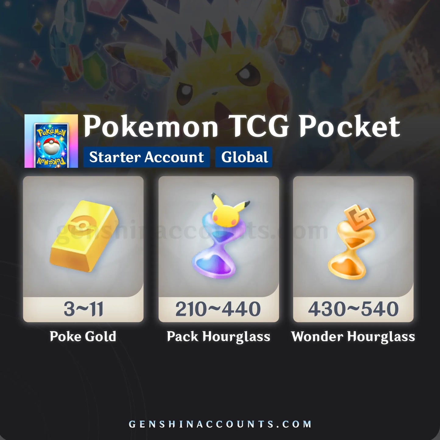 Pokemon TCG Pocket Starter Account (Global)