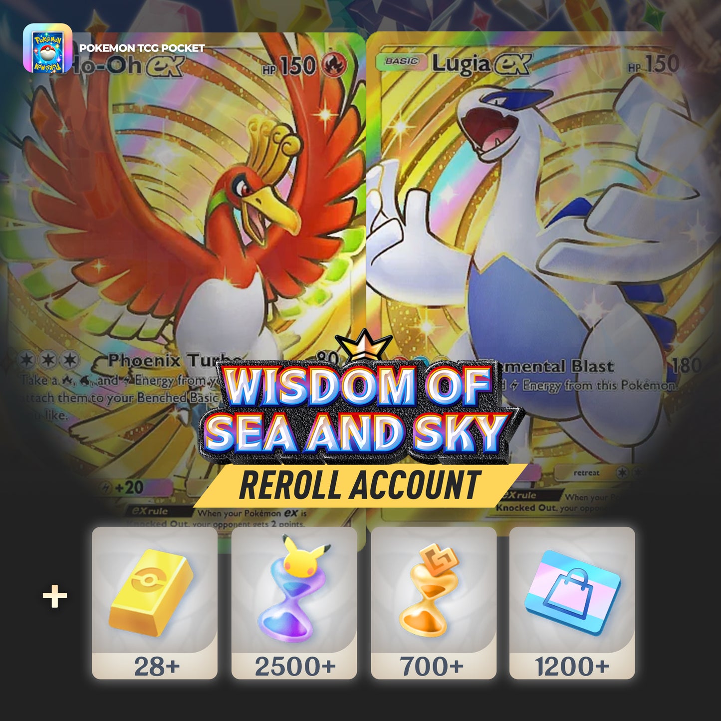 Wisdom of the Sky Pokémon TCG Pocket Account (English)