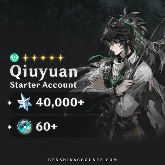 Qiuyuan Account with Astrites - Wuthering Waves