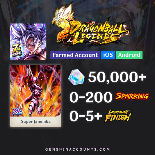 DRAGON BALL LEGENDS UL Super Janemba Account [iOS/Android]