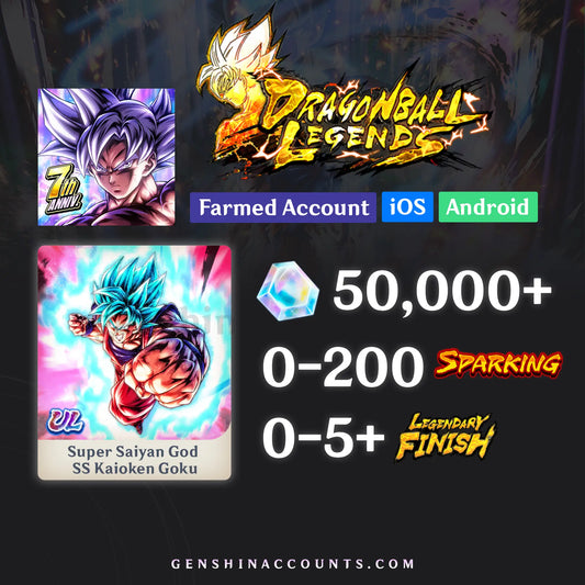 DRAGON BALL LEGENDS UL Super Saiyan God SS Kaioken Goku [iOS/Android]