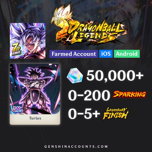 DRAGON BALL LEGENDS UL Turles Account [iOS/Android]