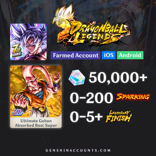 DRAGON BALL LEGENDS UL Ultimate Gohan Absorbed Buu: Super Account [iOS/Android] (Copy)