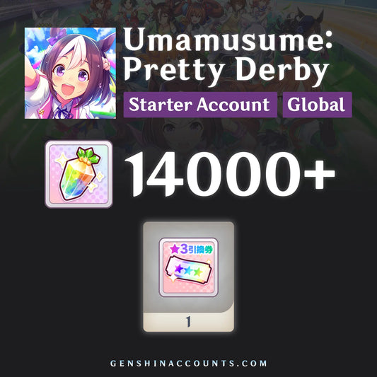 Umamusume: Pretty Derby Carat Jewel Reroll Account