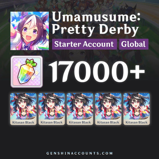 Umamusume: Pretty Derby 5X Kitasan Black Farmed Account