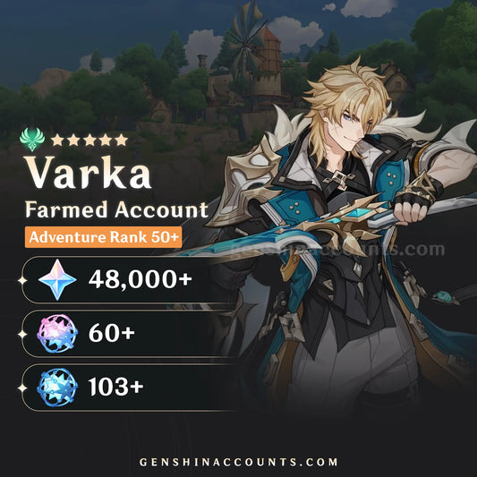 Varka Genshin Impact Farmed Starter Account