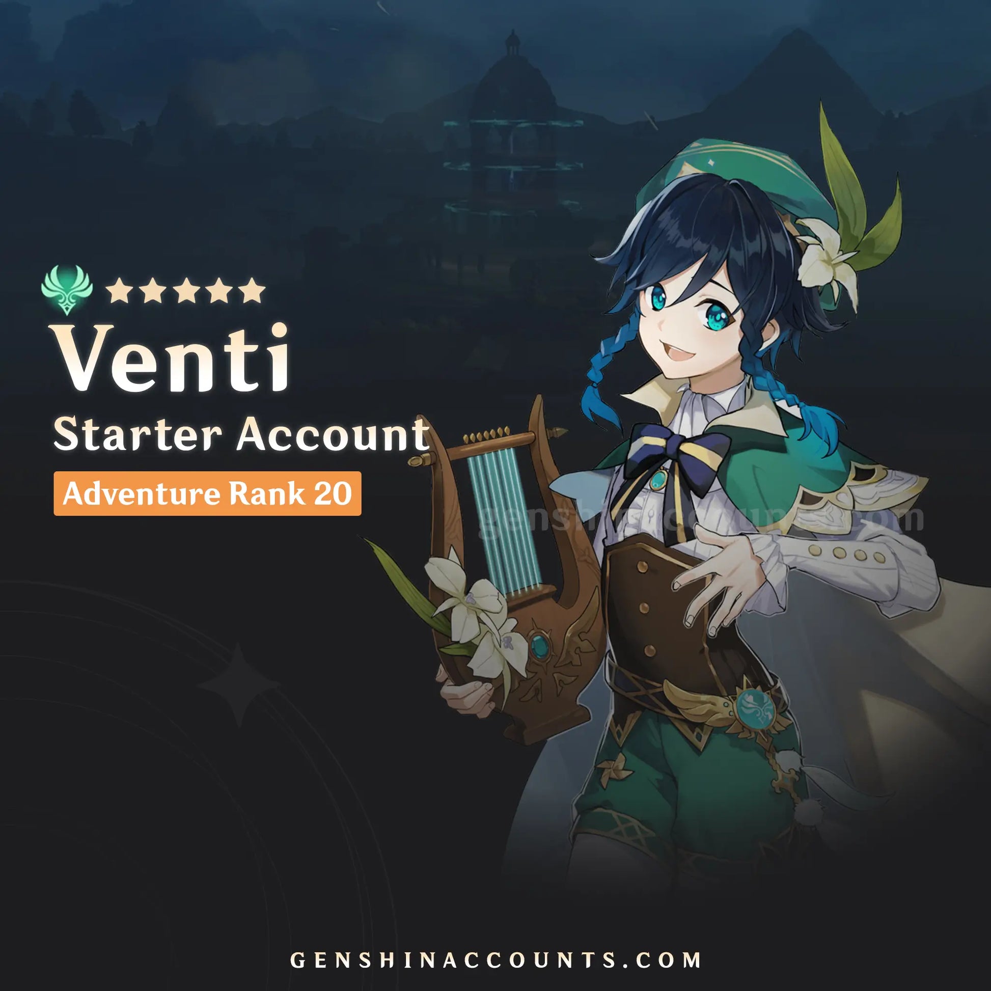 Venti Genshin Impact Starter Account