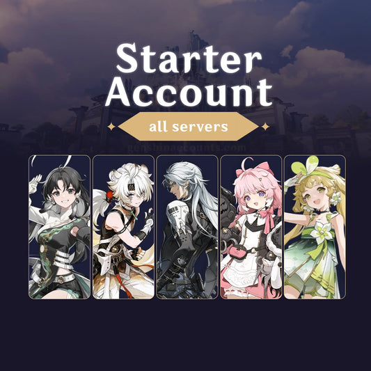 Wuthering Waves 5-Star Standard Character Starter Account