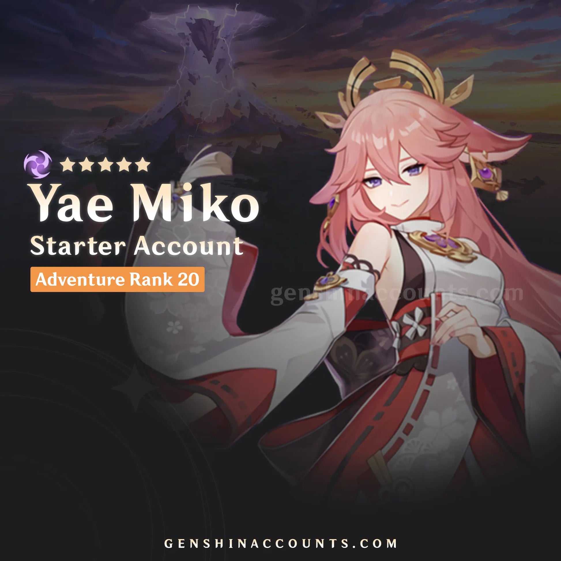 Yae Miko Genshin Impact Starter Account