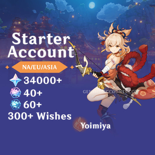 Yoimiya - AR40+ Genshin Impact Farmed Starter Account